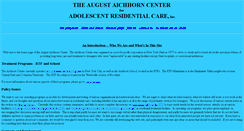 Desktop Screenshot of aichhorn.org